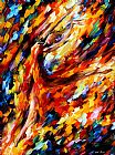 Leonid Afremov FLAME DANCE painting